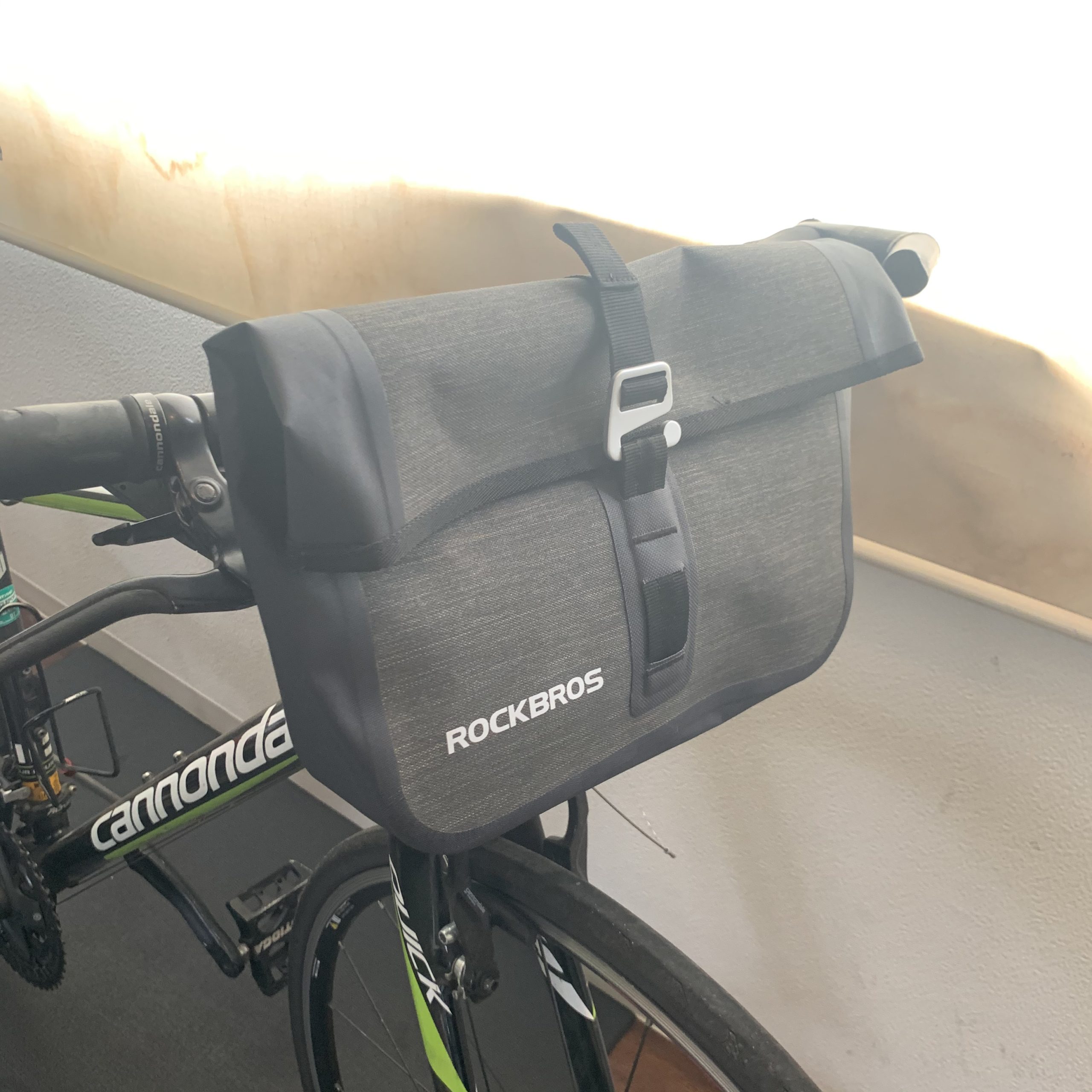 通販 ROCKBROS ロックブロス ハンドルバーバッグ 自転車 フロントバッグ 防水 反射 付き セット 大容量 
